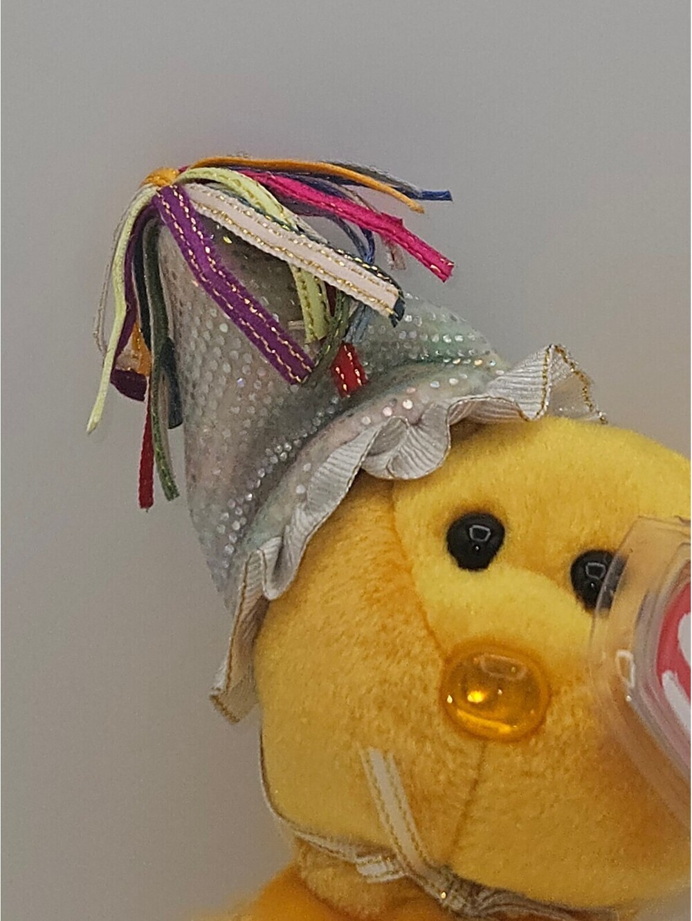 Ty Beanie Babies November Birthday Bear Yellow Plush w/ Tags - Picture 6 of 7